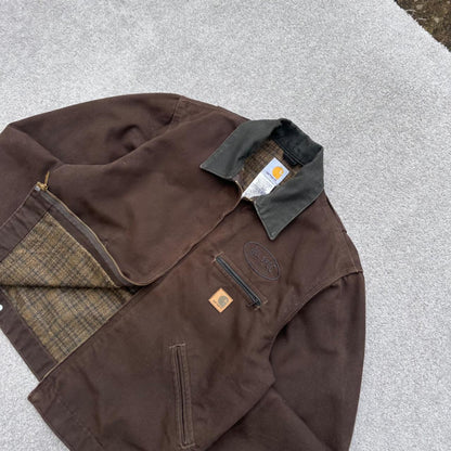 Vintage 00s Carhartt Detroit J97 DKB boxy fit workwear jacket - (M)