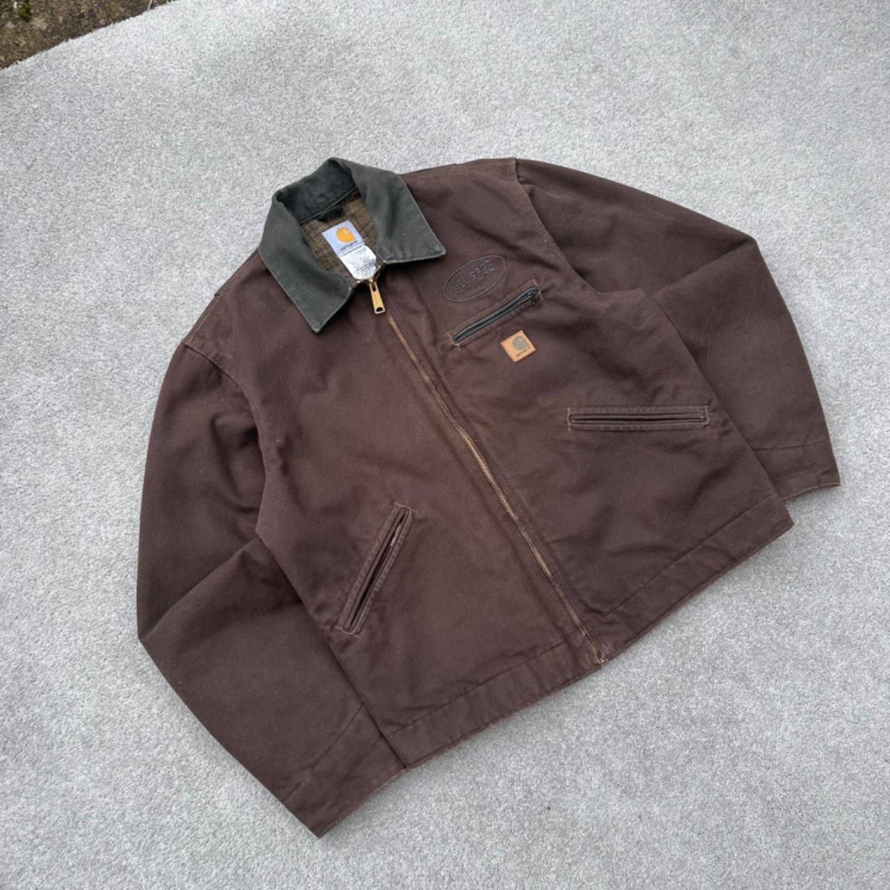 Vintage 00s Carhartt Detroit J97 DKB boxy fit workwear jacket - (M)