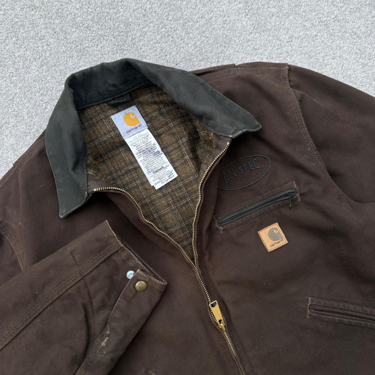 Vintage 00s Carhartt Detroit J97 DKB boxy fit workwear jacket - (M)