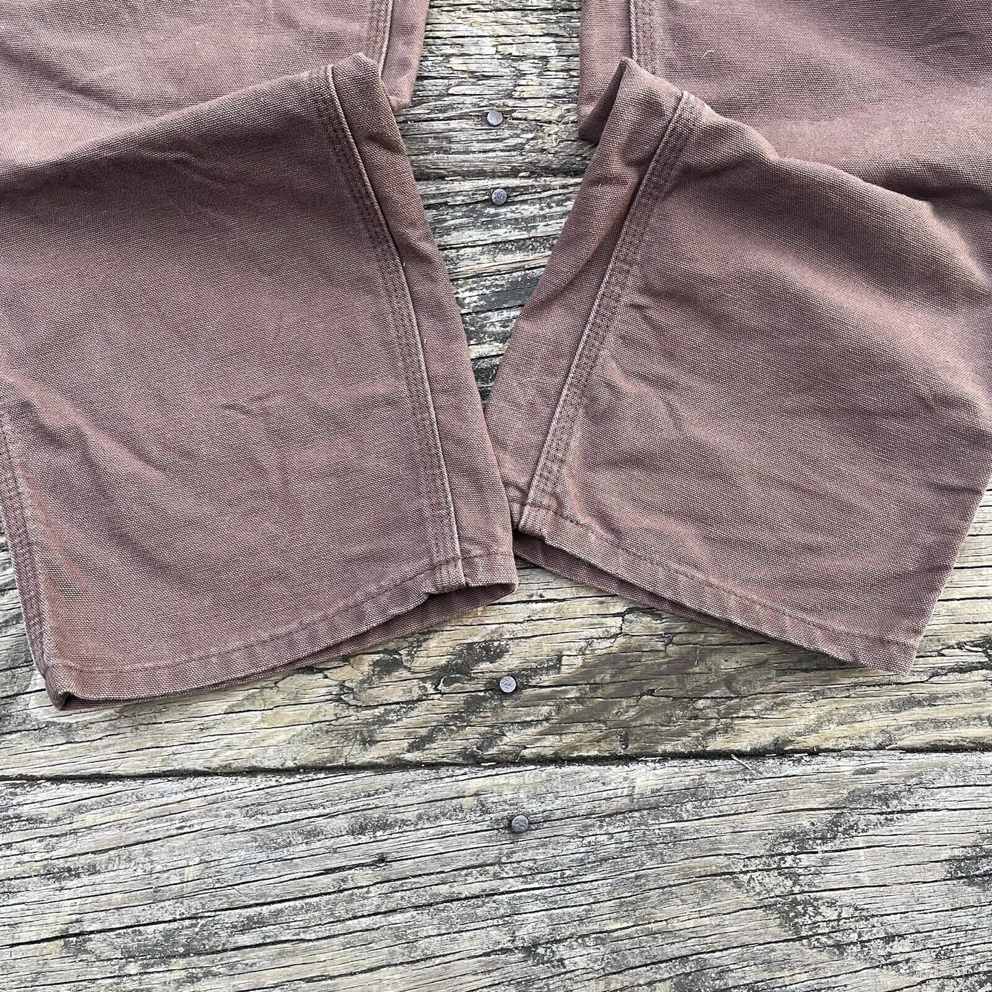 Vintage Carhartt B11 Washed Duck Work Pants - Chestnut (30x34)