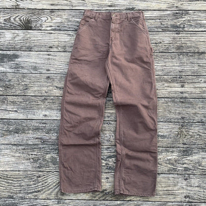 Vintage Carhartt B11 Washed Duck Work Pants - Chestnut (30x34)