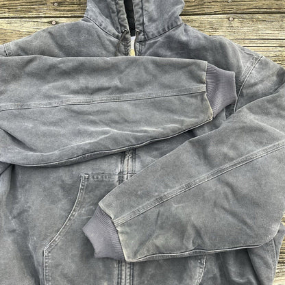 Vintage Carhartt J68 PTL Sandstone Hooded Jacket - Petrol (XXL)